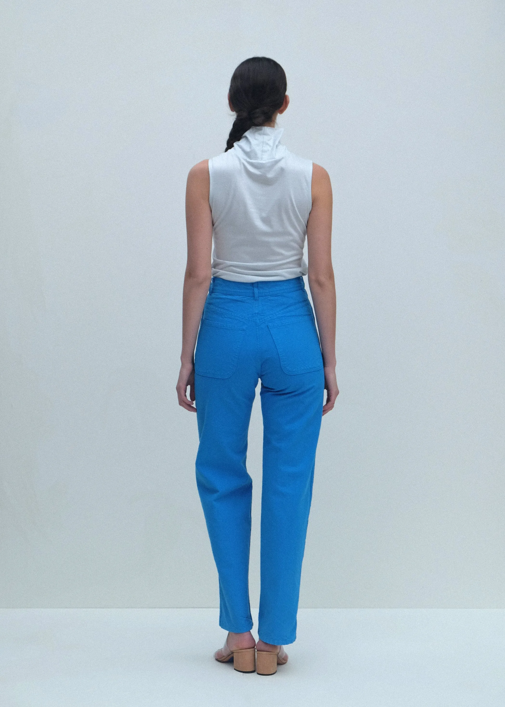 Sleeveless Turtleneck - Mist sold by Jesse Kamm product image thumbnail 5