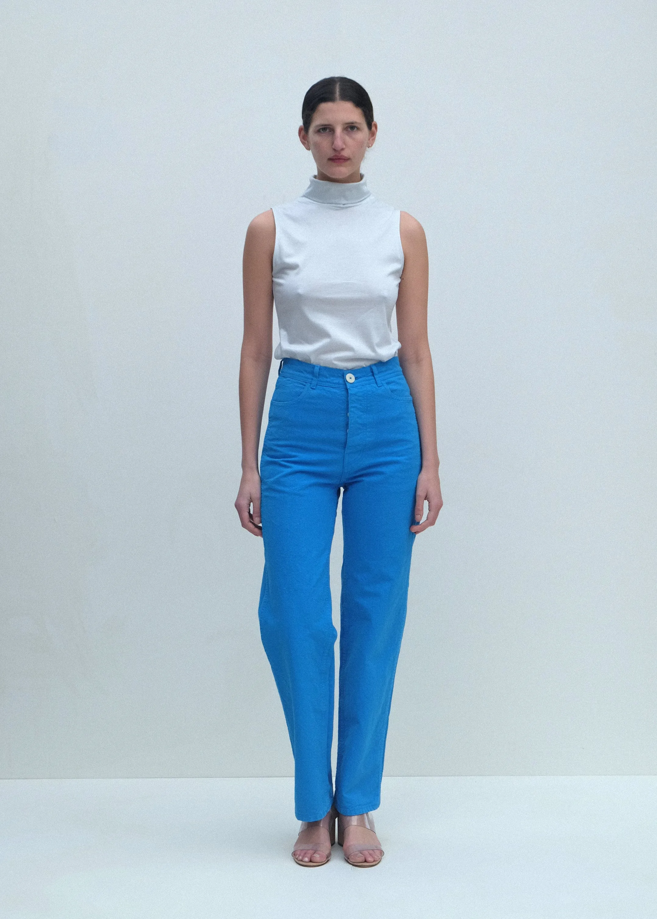 Sleeveless Turtleneck - Mist sold by Jesse Kamm product image thumbnail 2