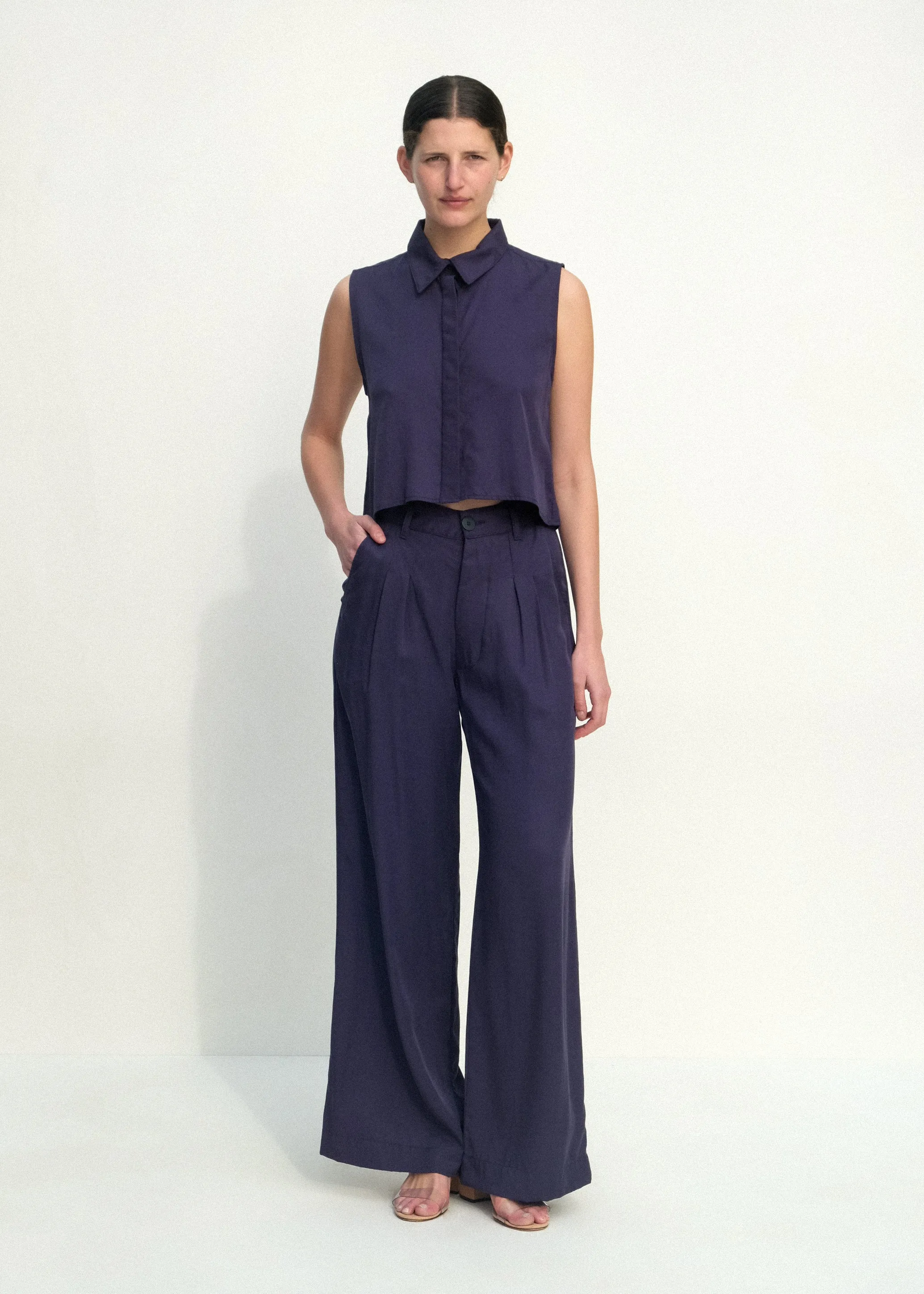 Ellis Top - Navy sold by Jesse Kamm product image thumbnail 3