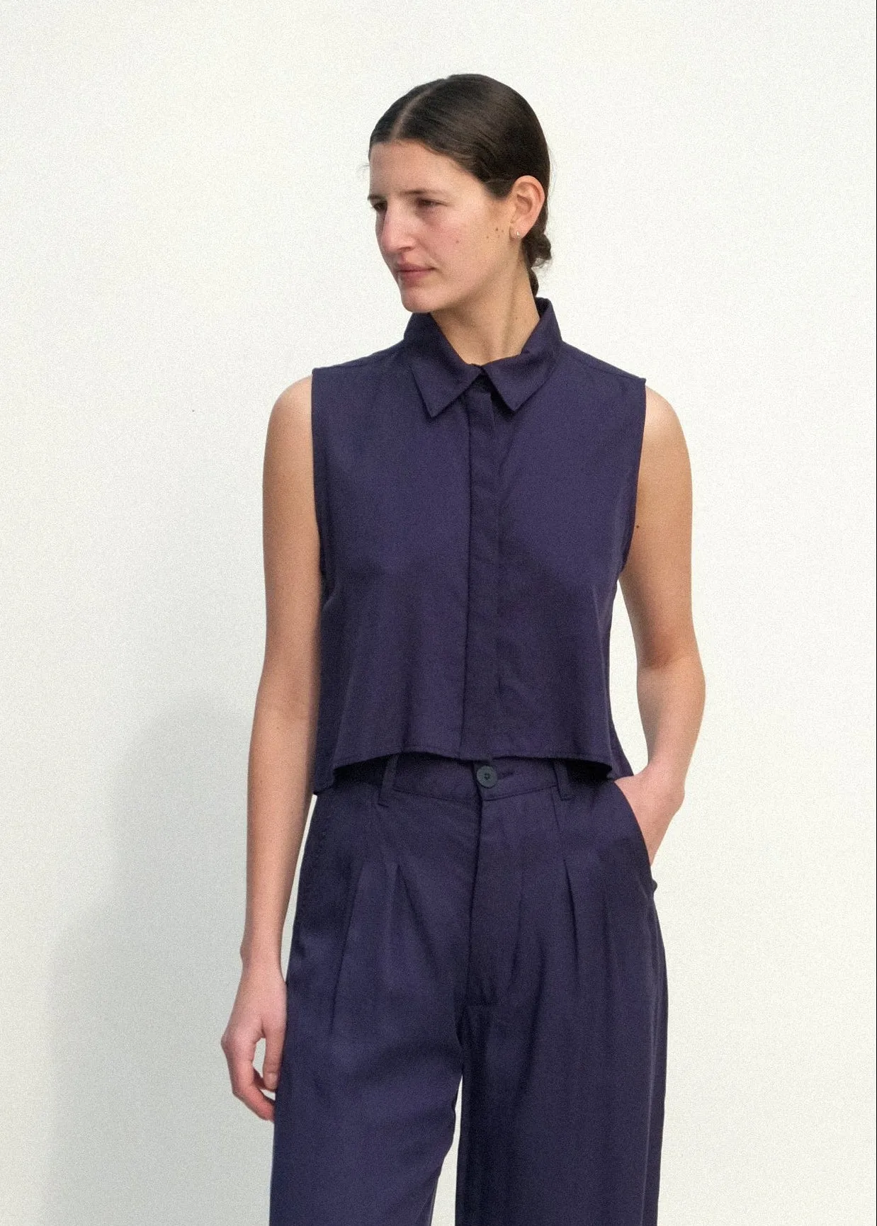 Ellis Top - Navy sold by Jesse Kamm