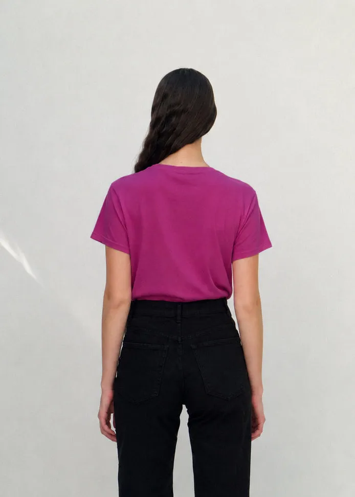 Bowery Tee - Beet sold by Jesse Kamm product image thumbnail 5