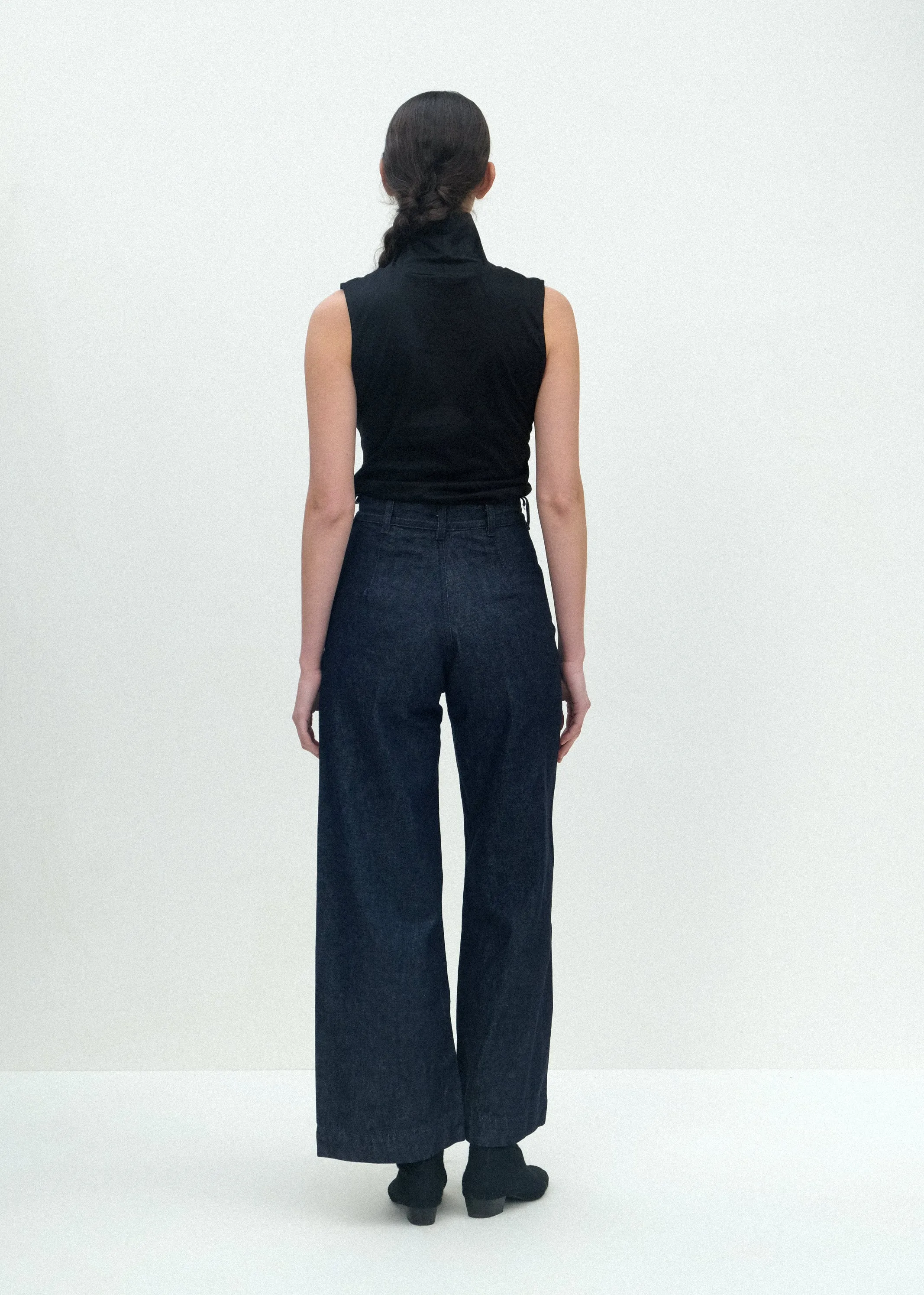 Sailor Pants - Dark Indigo Denim sold by Jesse Kamm product image thumbnail 5