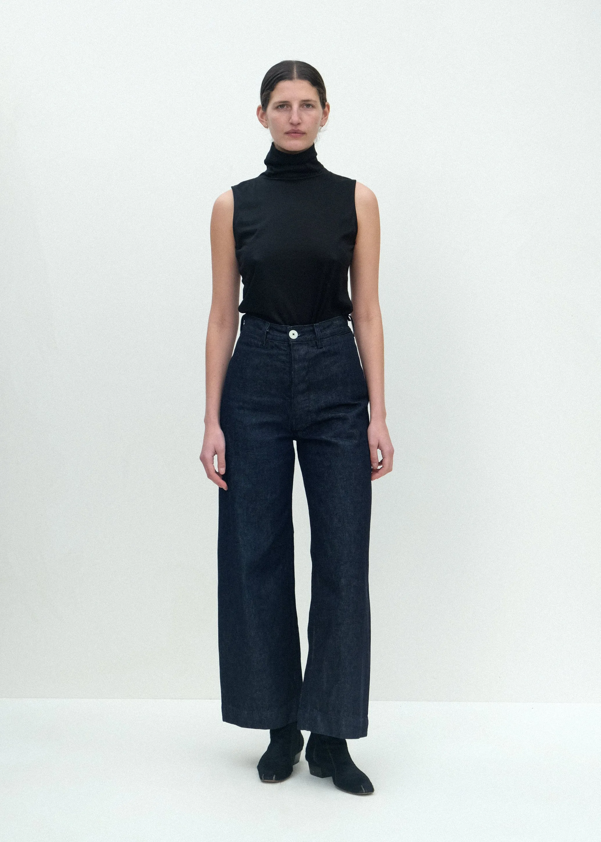 Sailor Pants - Dark Indigo Denim sold by Jesse Kamm