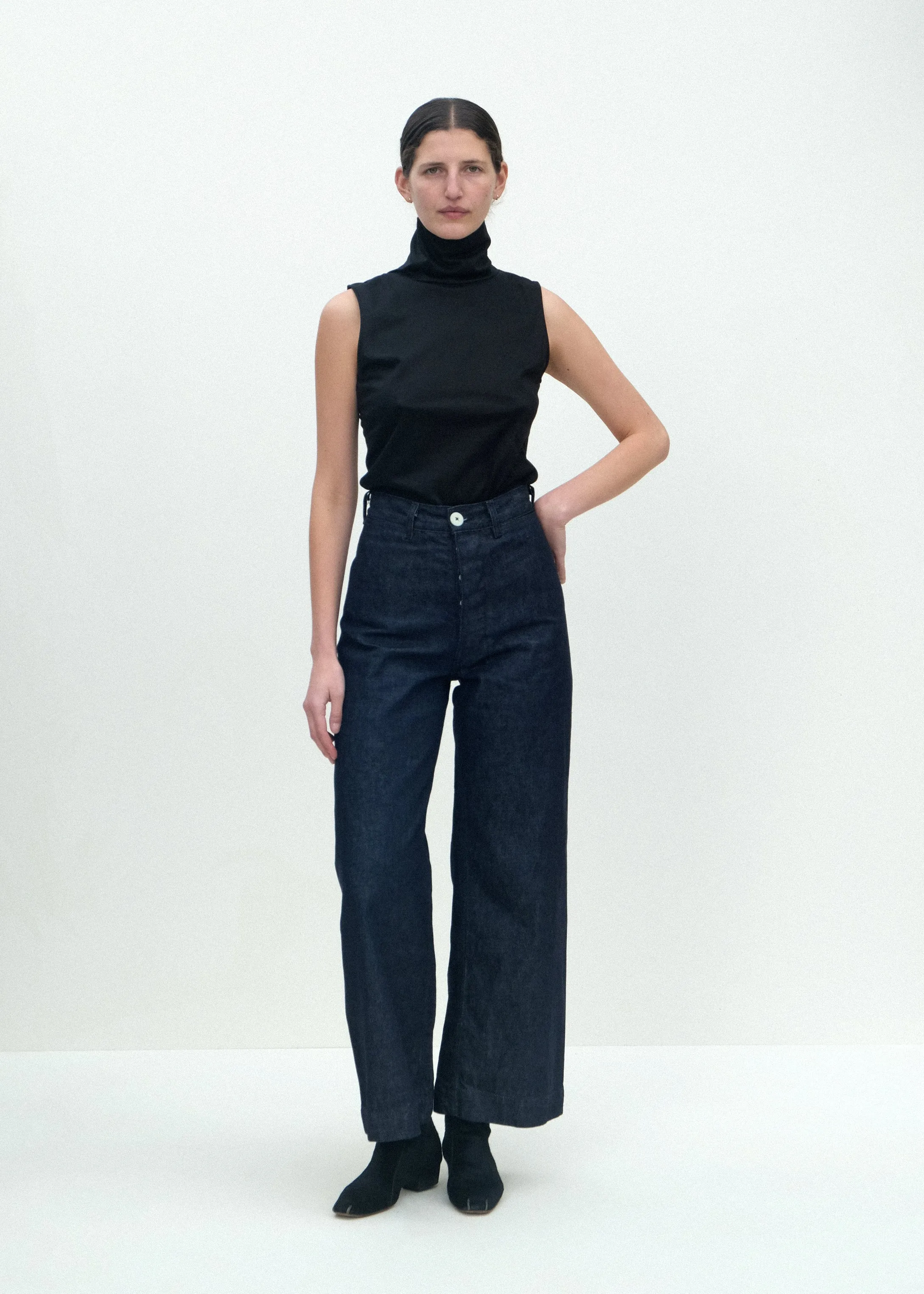 Sailor Pants - Dark Indigo Denim sold by Jesse Kamm product image thumbnail 2