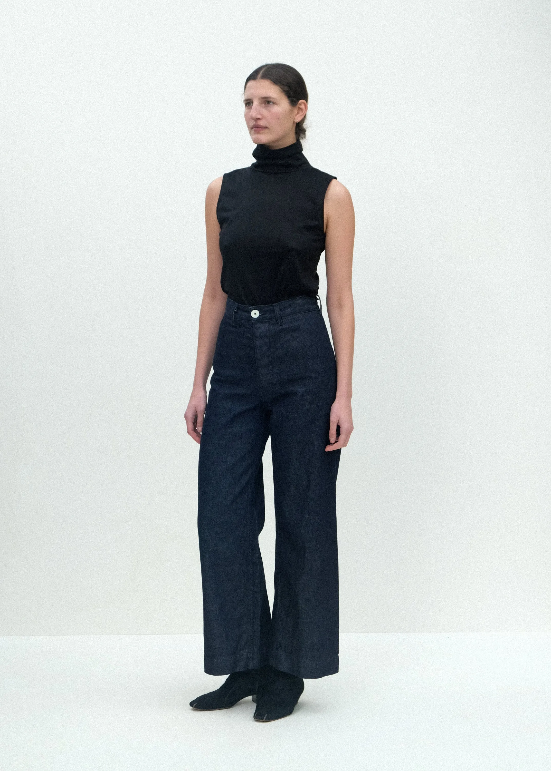 Sailor Pants - Dark Indigo Denim sold by Jesse Kamm product image thumbnail 3