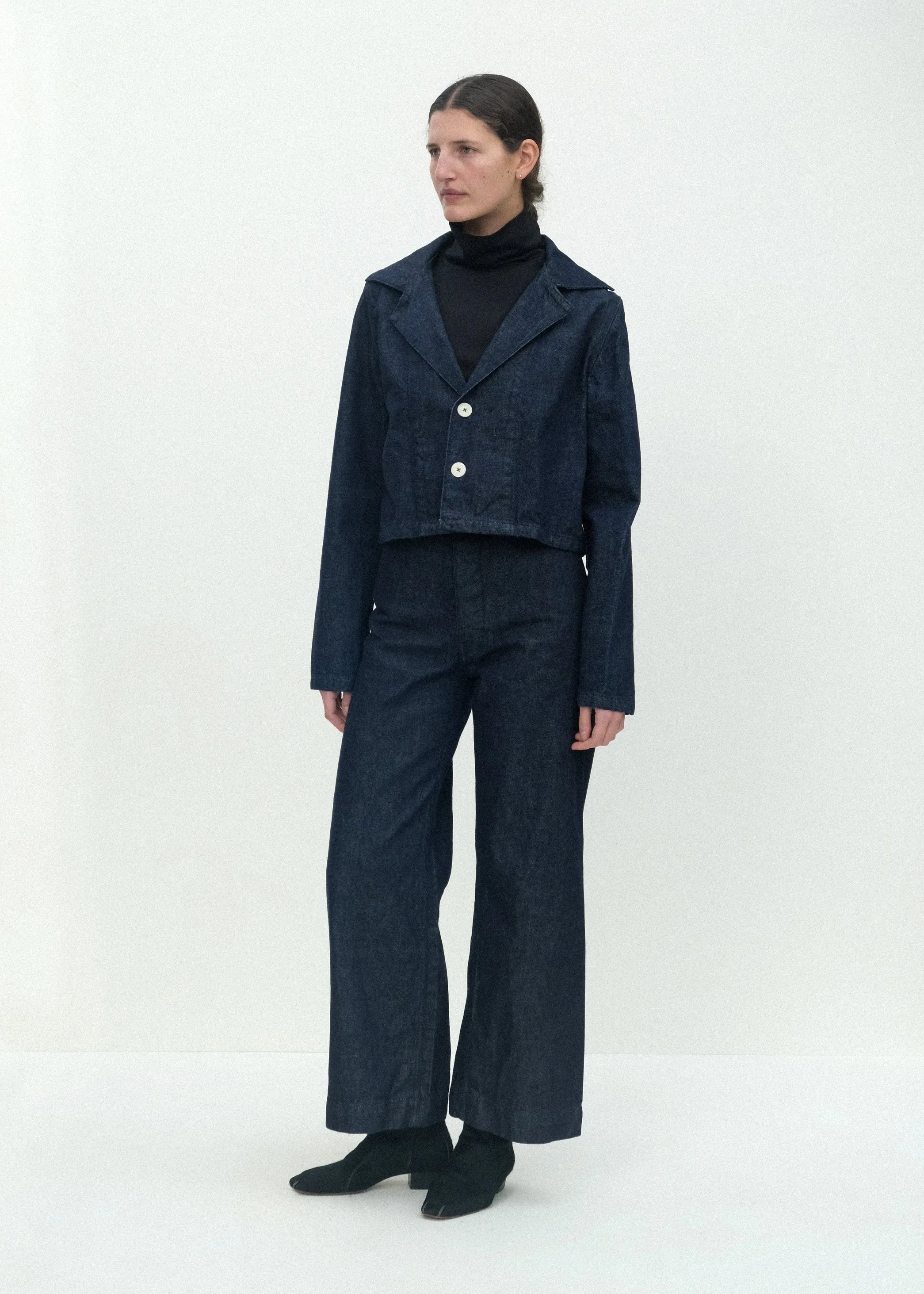 The Jones Jacket - Dark Indigo Denim sold by Jesse Kamm product image thumbnail 2