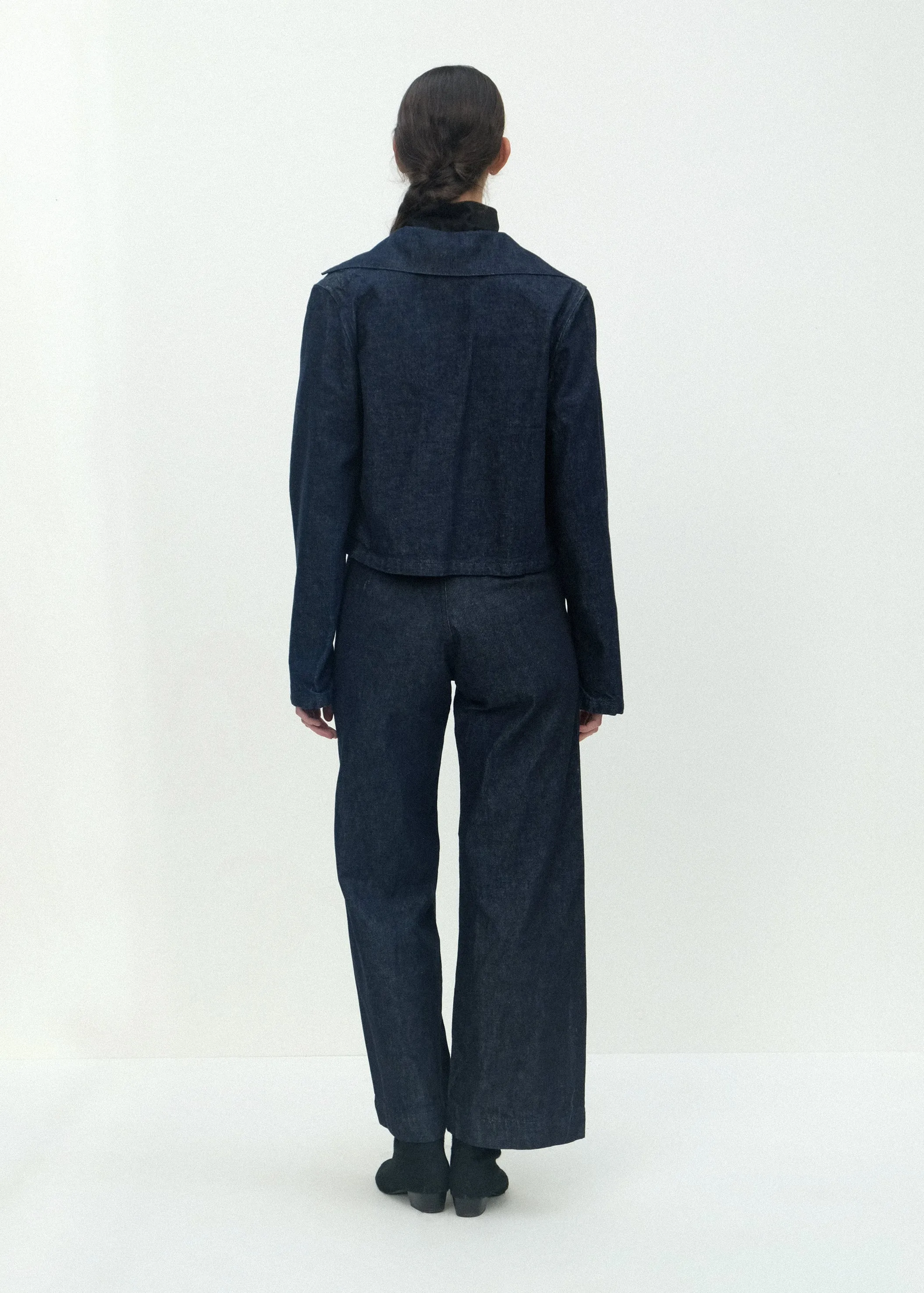 The Jones Jacket - Dark Indigo Denim sold by Jesse Kamm product image thumbnail 5