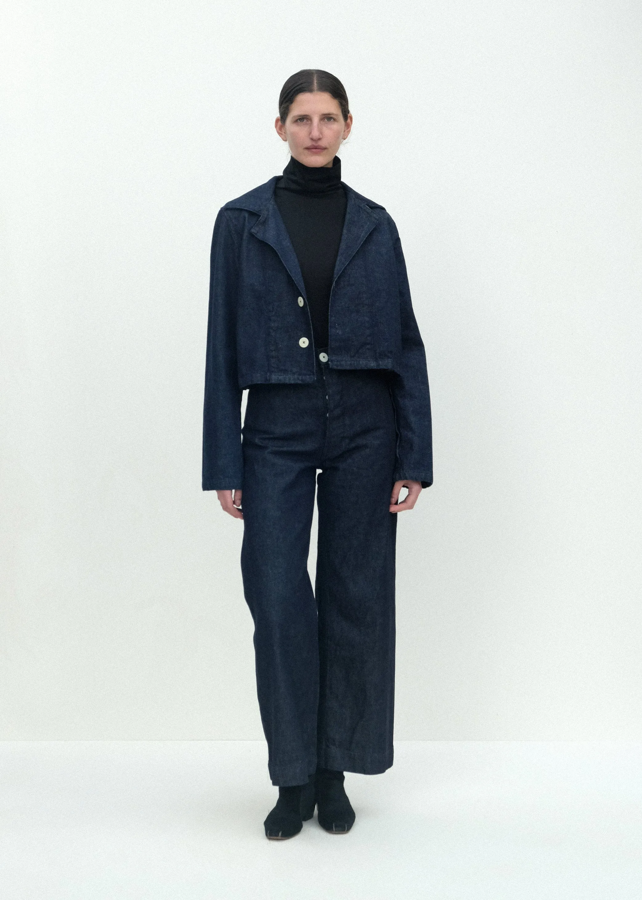 The Jones Jacket - Dark Indigo Denim sold by Jesse Kamm product image thumbnail 4