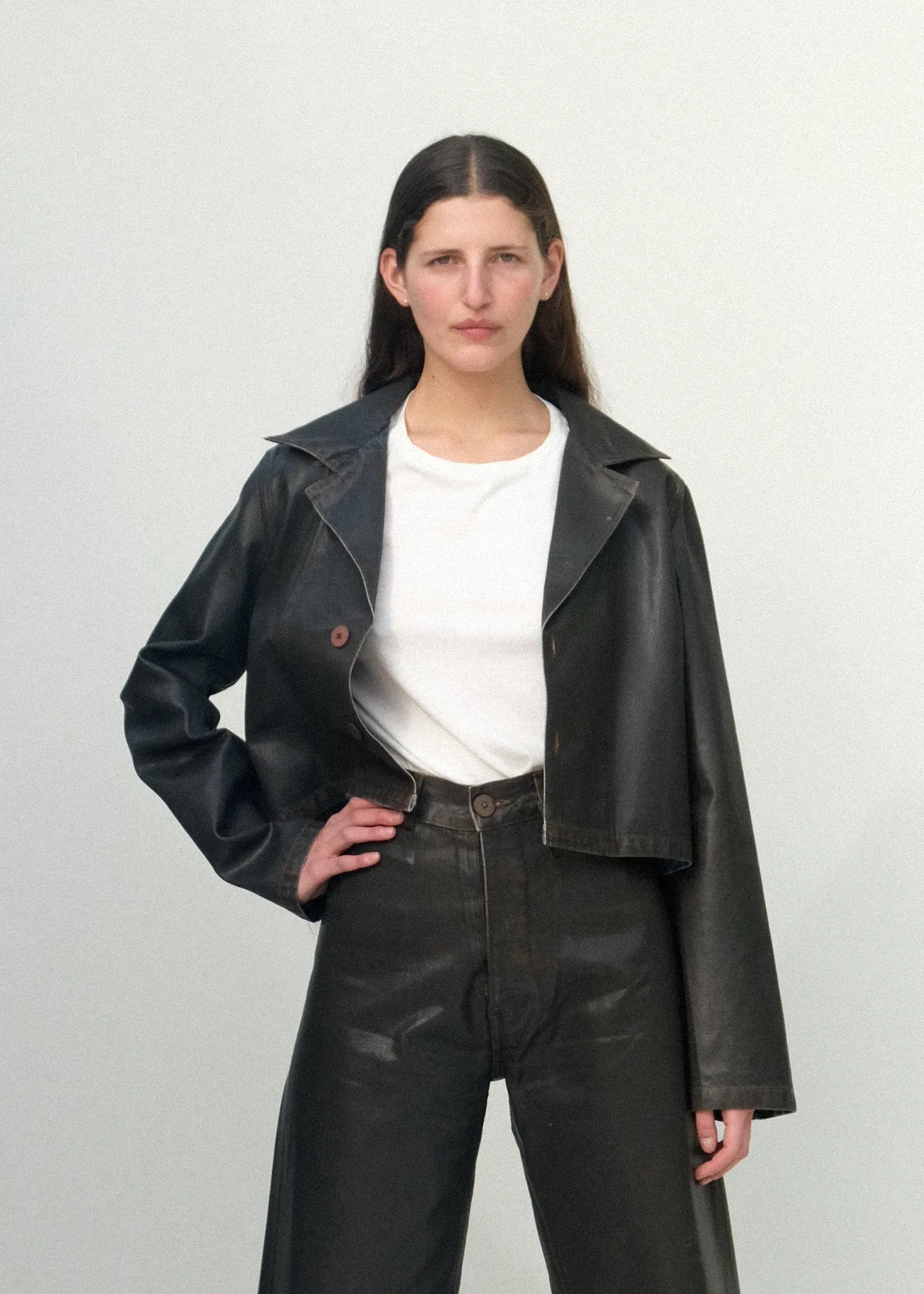 The Jones Jacket - Brown Lacquer sold by Jesse Kamm product image thumbnail 3