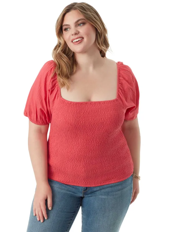 Diamond Top in Claret Red sold by Jessica Simpson