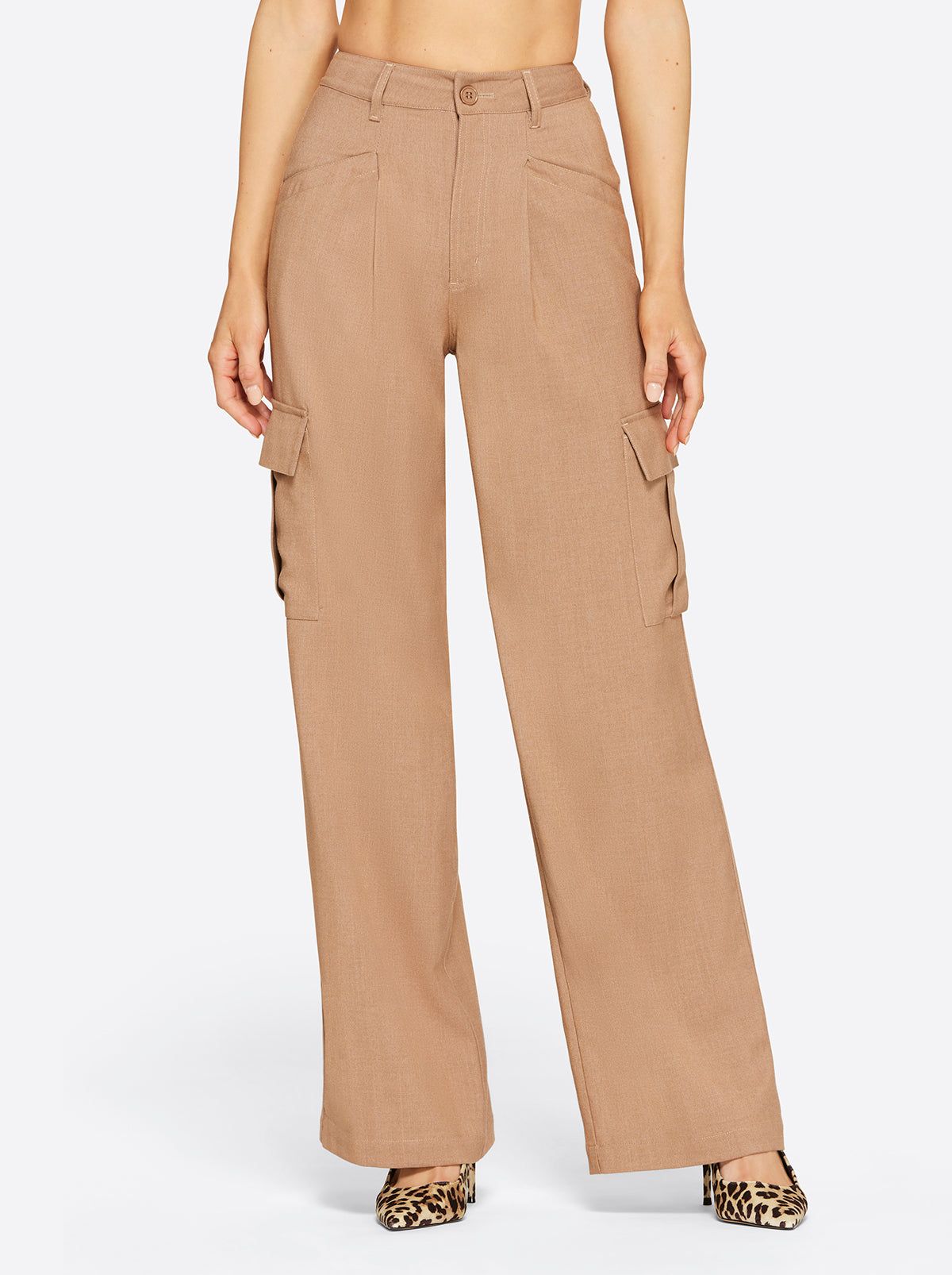 Jenna Cargo Pants in Brownie sold by Jessica Simpson