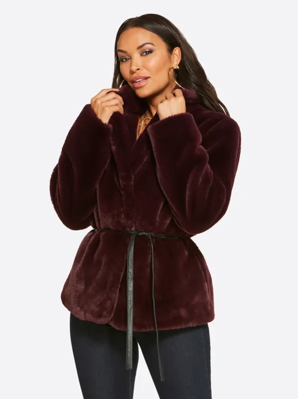 Sire Jacket in Winetasting sold by Jessica Simpson