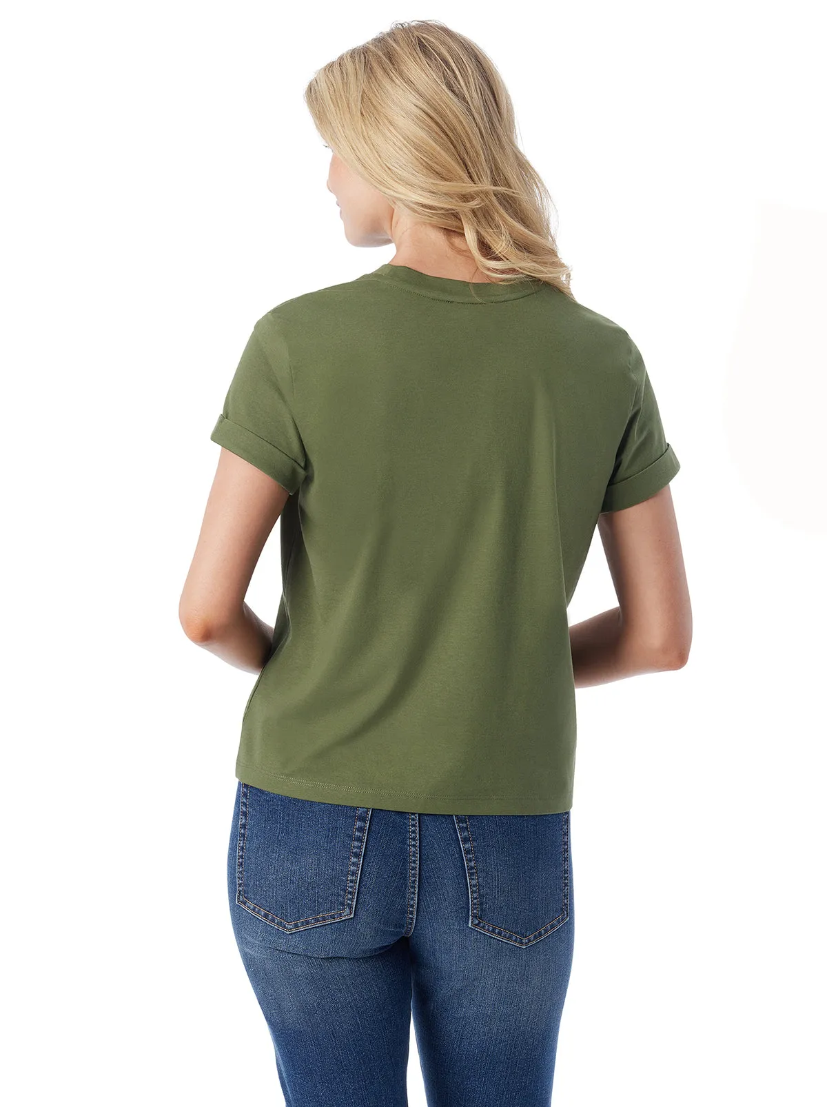 Ike Tee in Bronze Green sold by Jessica Simpson product image thumbnail 5