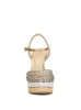 Inaia Braided Platform Sandal in Gold sold by Jessica Simpson