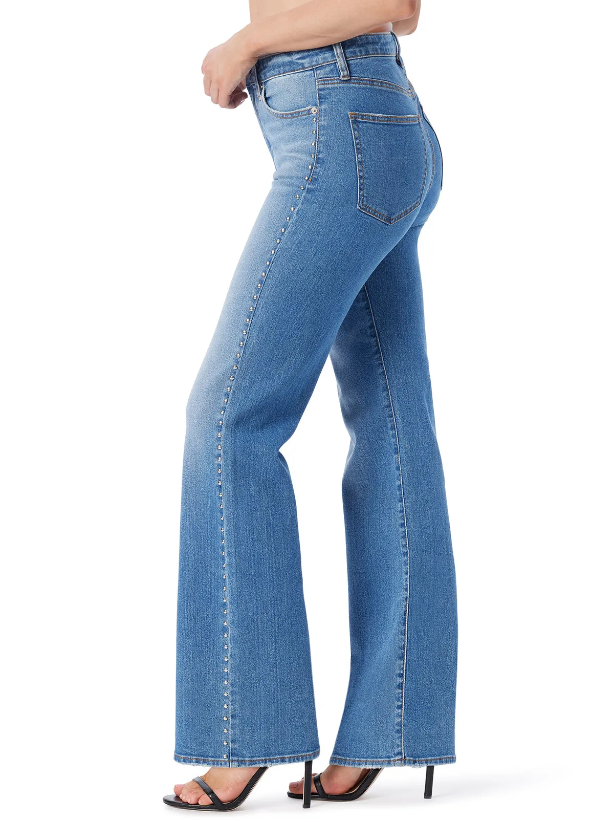 Rhythm Bootcut Jean in Runaway Studs sold by Jessica Simpson product image thumbnail 3