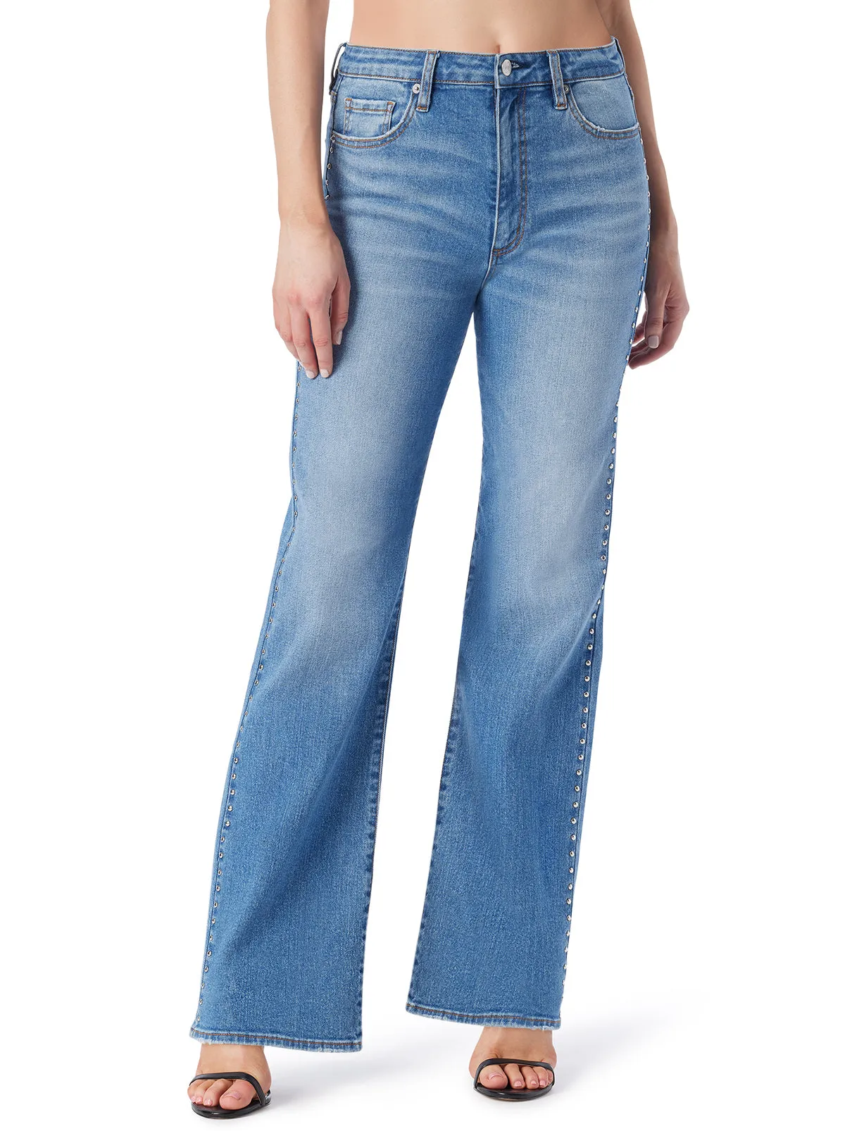 Rhythm Bootcut Jean in Runaway Studs sold by Jessica Simpson