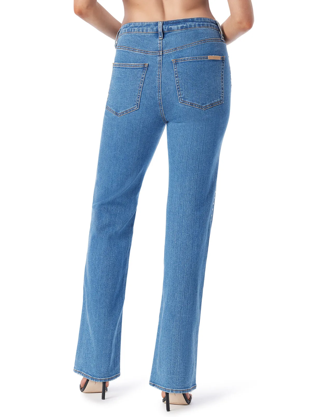 Rhythm Bootcut Jean in Runaway Studs sold by Jessica Simpson product image thumbnail 4