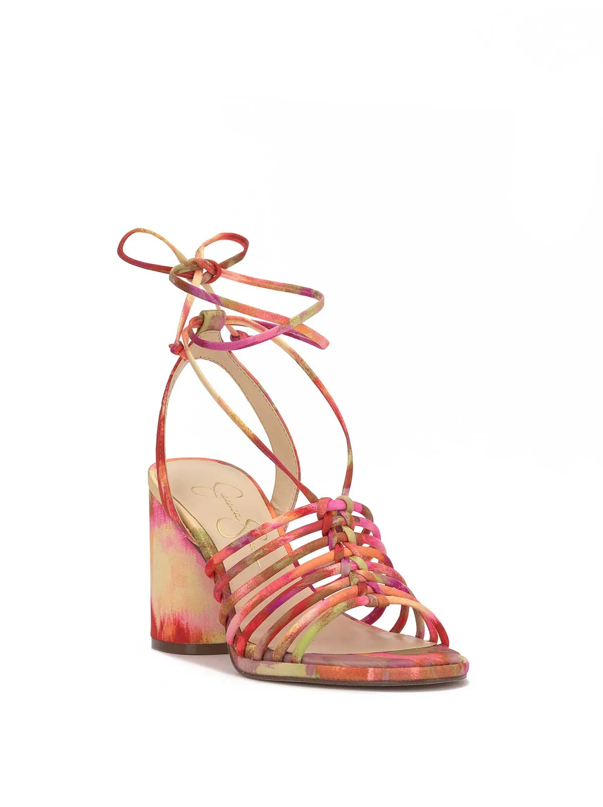 Cahna High Heel Sandal in Red Combo sold by Jessica Simpson product image thumbnail 4