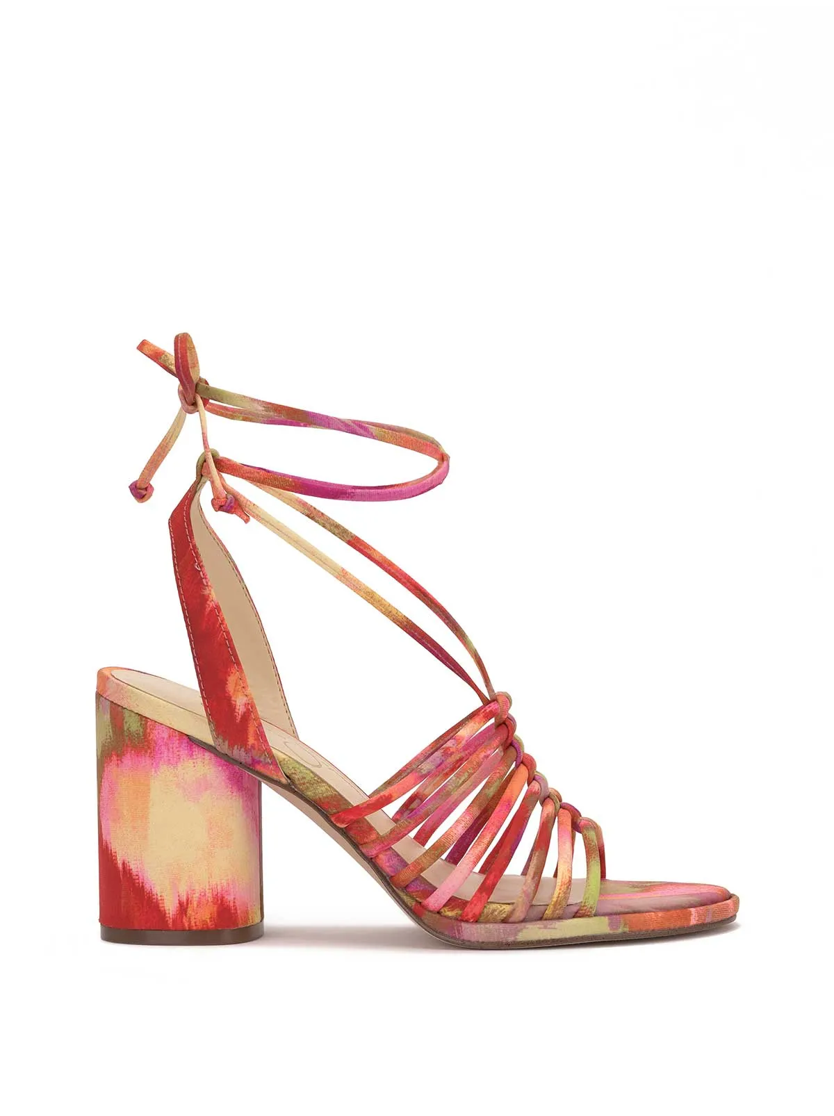 Cahna High Heel Sandal in Red Combo sold by Jessica Simpson
