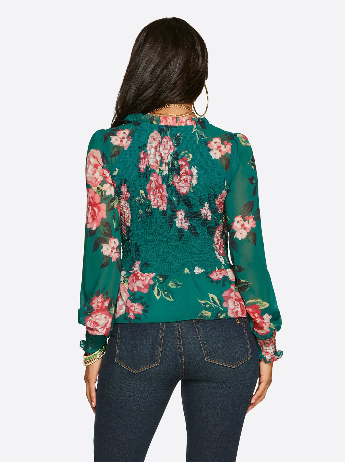 Averie Top in Cosmic Rosettes sold by Jessica Simpson product image thumbnail 3