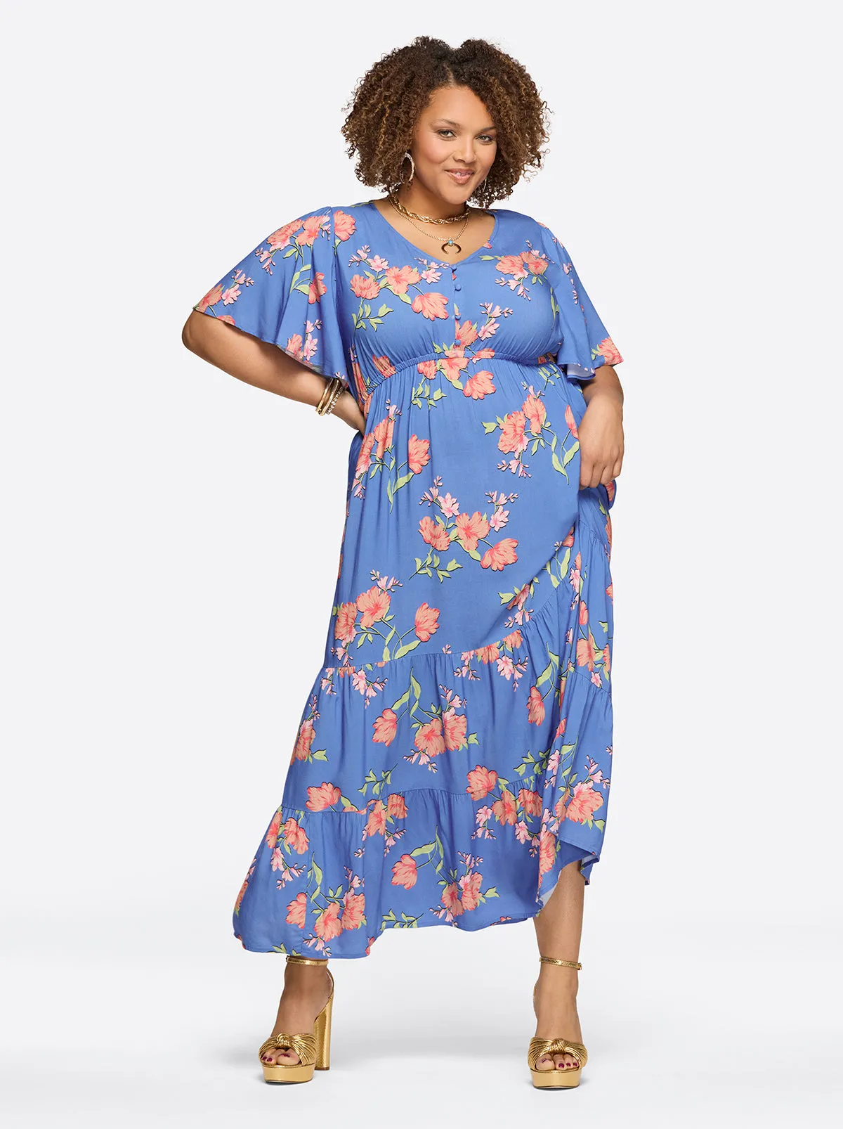 Naomi Dress in Happy Floret sold by Jessica Simpson product image thumbnail 2