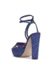 Iralin Platform Sandal in Midnight Blue sold by Jessica Simpson