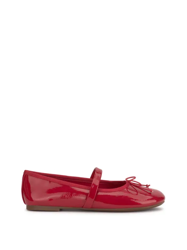 Azalina Mary Jane Flat in Red Muse sold by Jessica Simpson