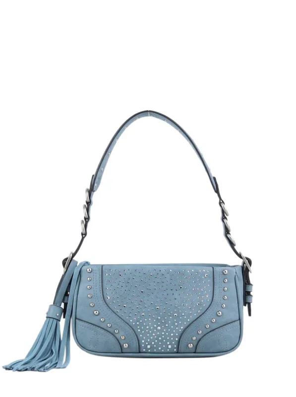 Ellie Shoulder Bag in Faded Jeans sold by Jessica Simpson