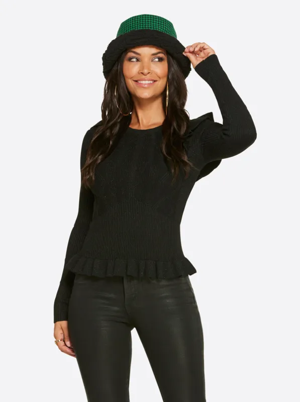 Skye Sweater in Black made by Jessica Simpson