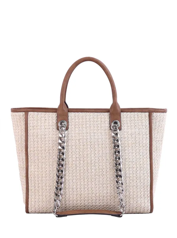 Dani Tote in Almond Brown Glitter sold by Jessica Simpson