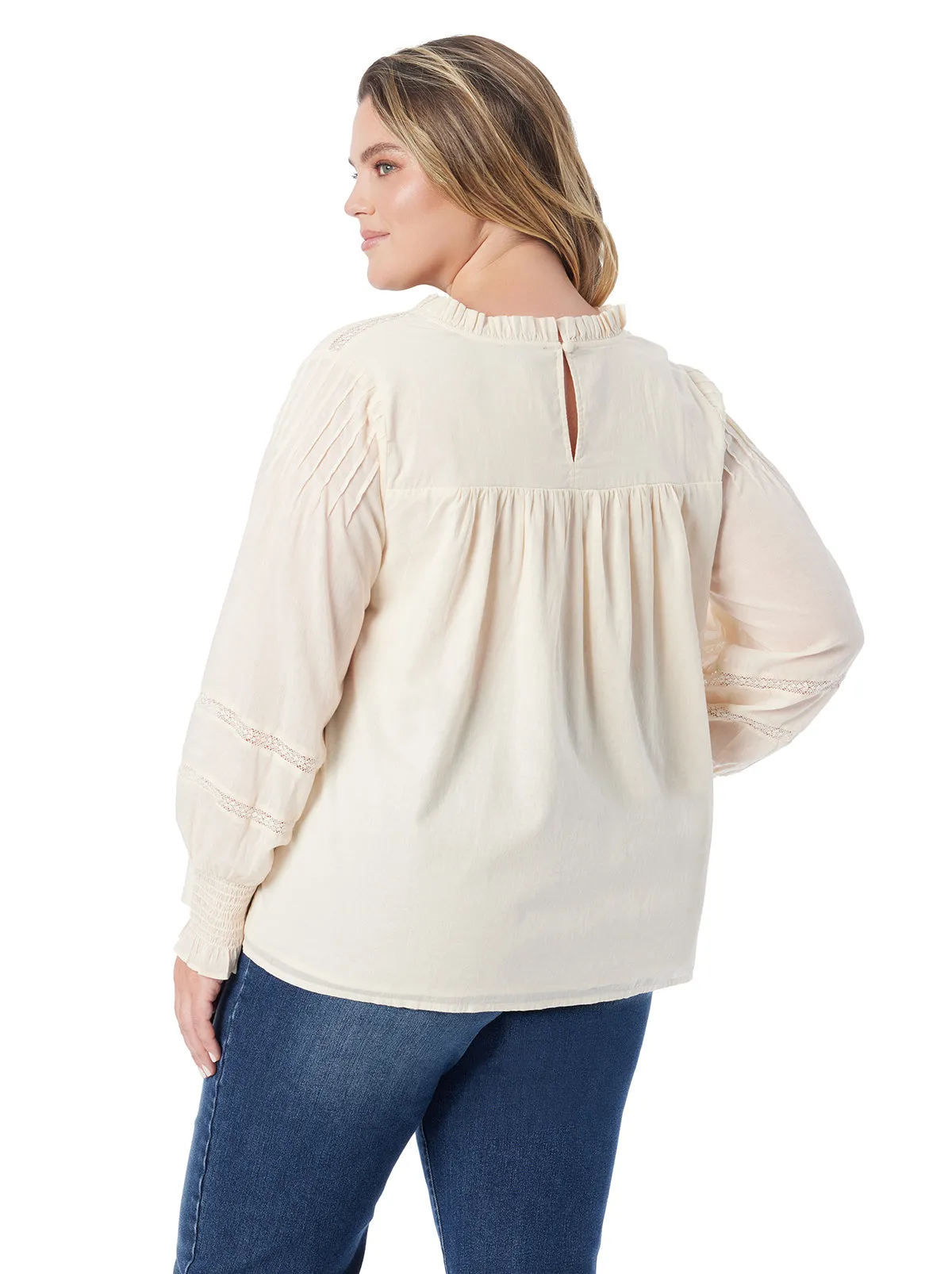 Milla Ruffle Top in Parchment sold by Jessica Simpson product image thumbnail 2