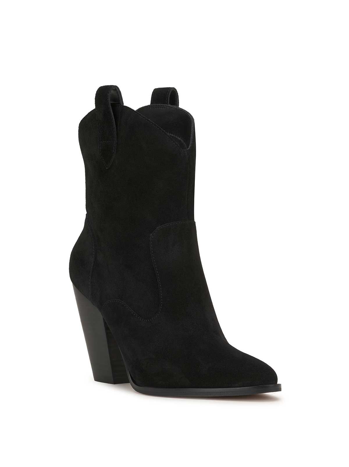 Cissely Western Bootie in Black Suede sold by Jessica Simpson product image thumbnail 4