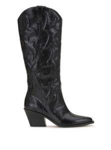 Zaikes Western Boot in Black sold by Jessica Simpson