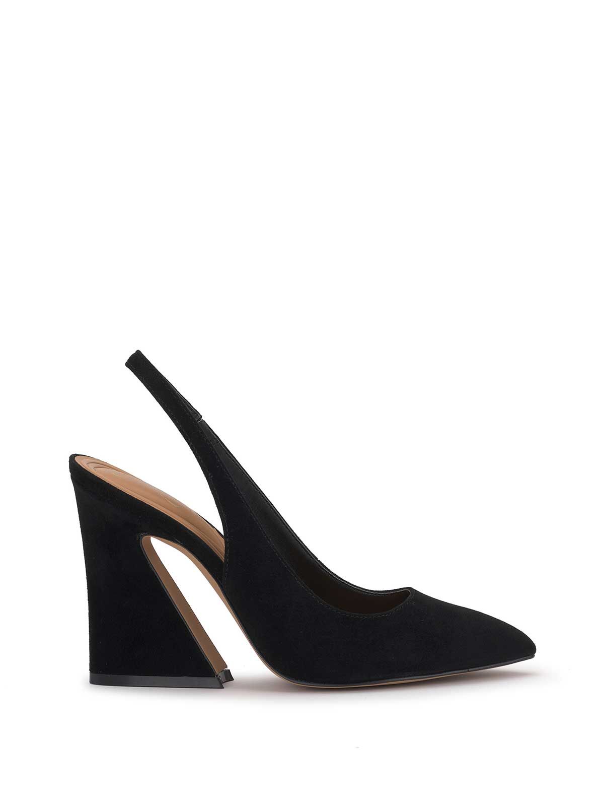 Jiles Pump in Black Suede sold by Jessica Simpson