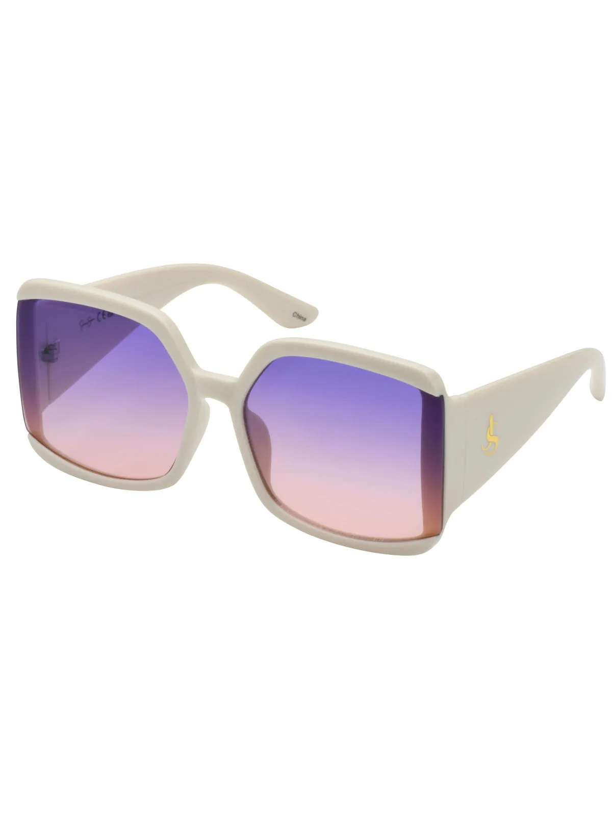 Stylish Square Sunglasses in Cream sold by Jessica Simpson