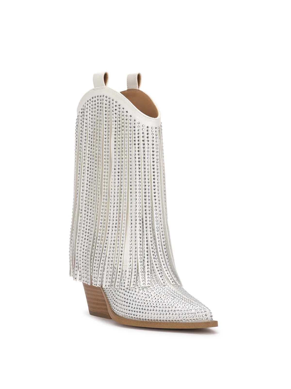 Paredisa Fringe Bootie in White sold by Jessica Simpson product image thumbnail 4