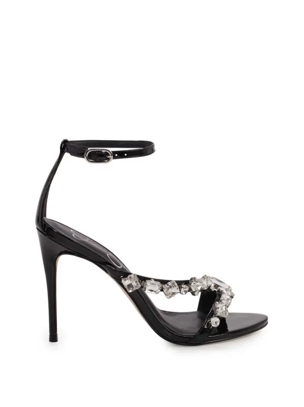 Raela Embellished High Heel Sandal in Black sold by Jessica Simpson