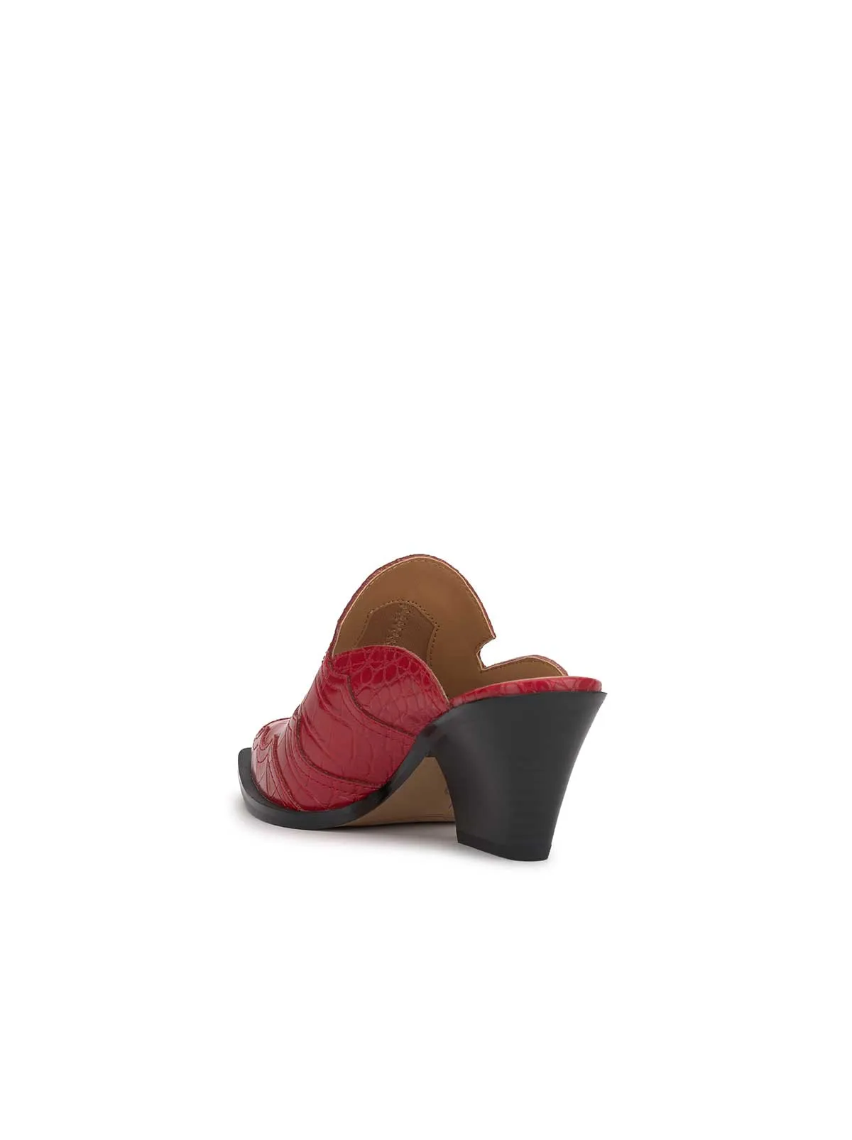 Zurina Heeled Mule in Red Muse sold by Jessica Simpson product image thumbnail 4