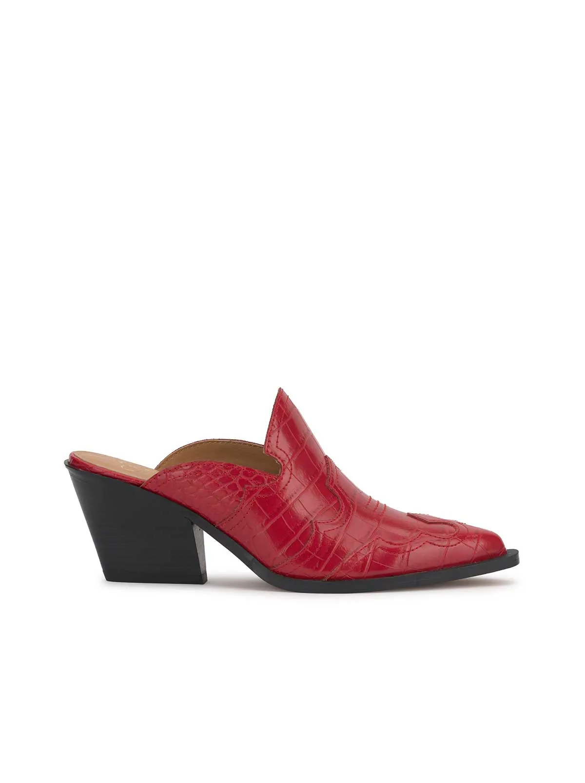 Zurina Heeled Mule in Red Muse sold by Jessica Simpson product image thumbnail 2