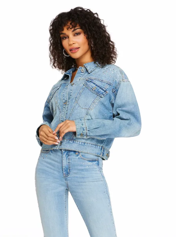 Austin Jacket in Into the Blues sold by Jessica Simpson