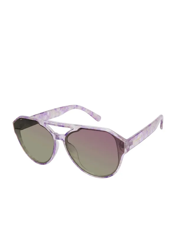Aviator Sunglasses in Lilac Marble made by Jessica Simpson