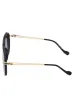 Metal Aviator Sunglasses in Smoke Matte Black sold by Jessica Simpson
