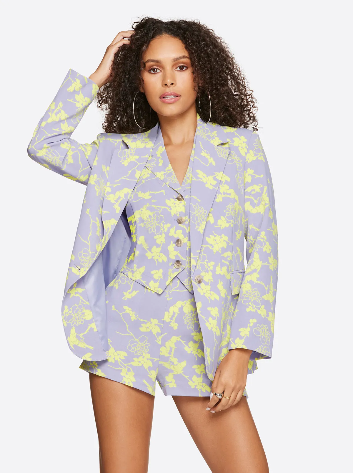 Kailani Blazer in Hidden Lotus sold by Jessica Simpson product image thumbnail 3