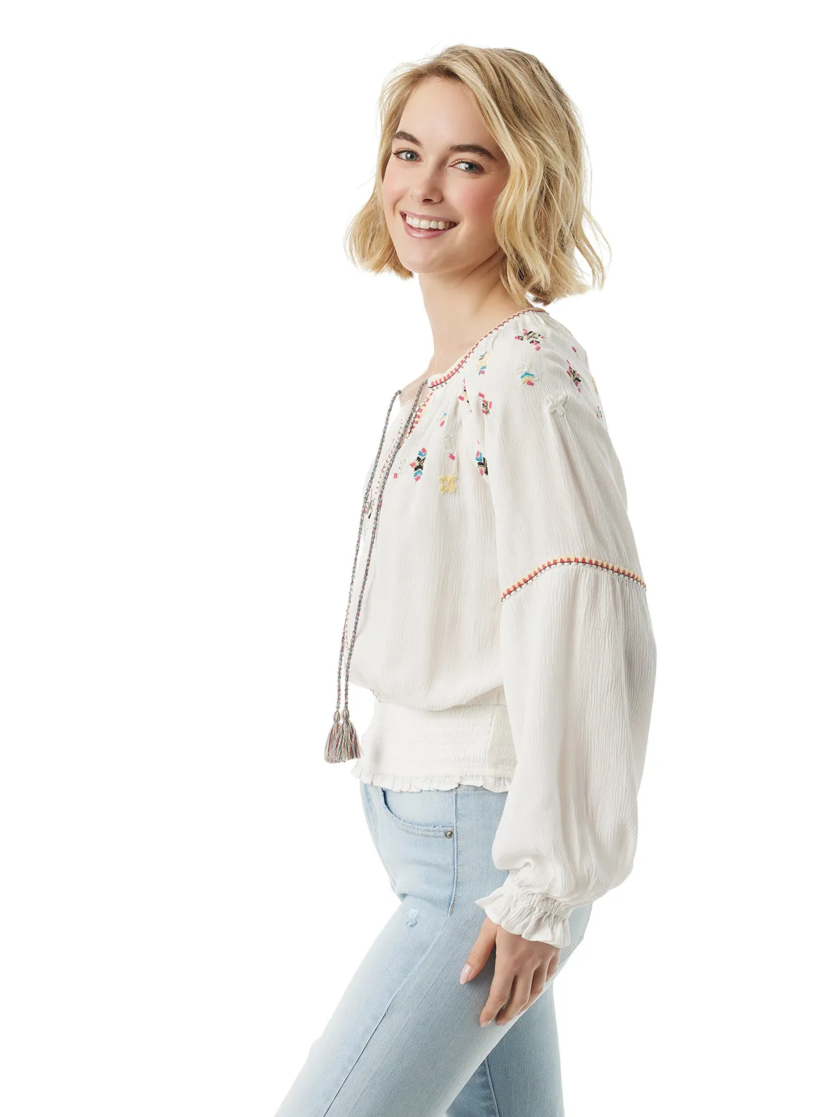 Tanuka Embellished Top in Gardenia sold by Jessica Simpson product image thumbnail 2