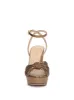 Immie Platform Sandal in Bronze Snake sold by Jessica Simpson