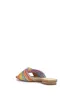 Dydra Knotted Flat Sandal in Multi Stripe sold by Jessica Simpson