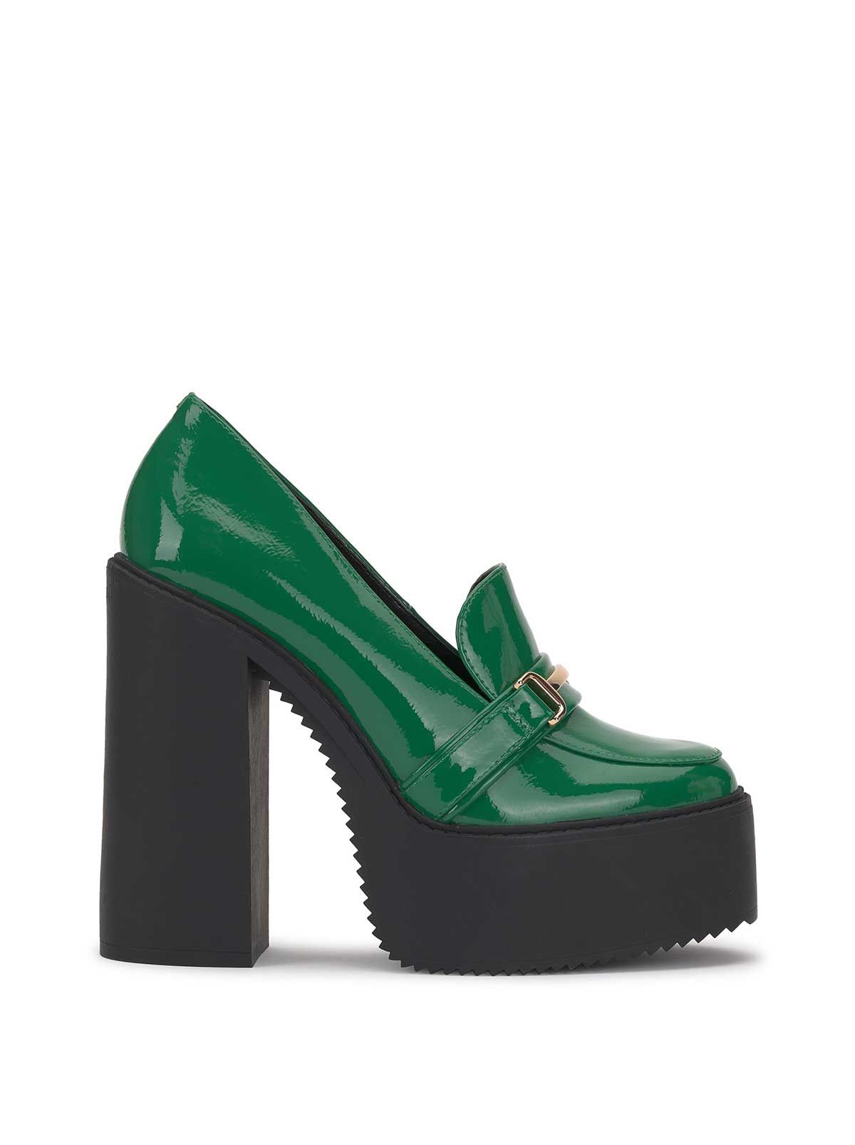 Himinka Platform Loafer in Green sold by Jessica Simpson