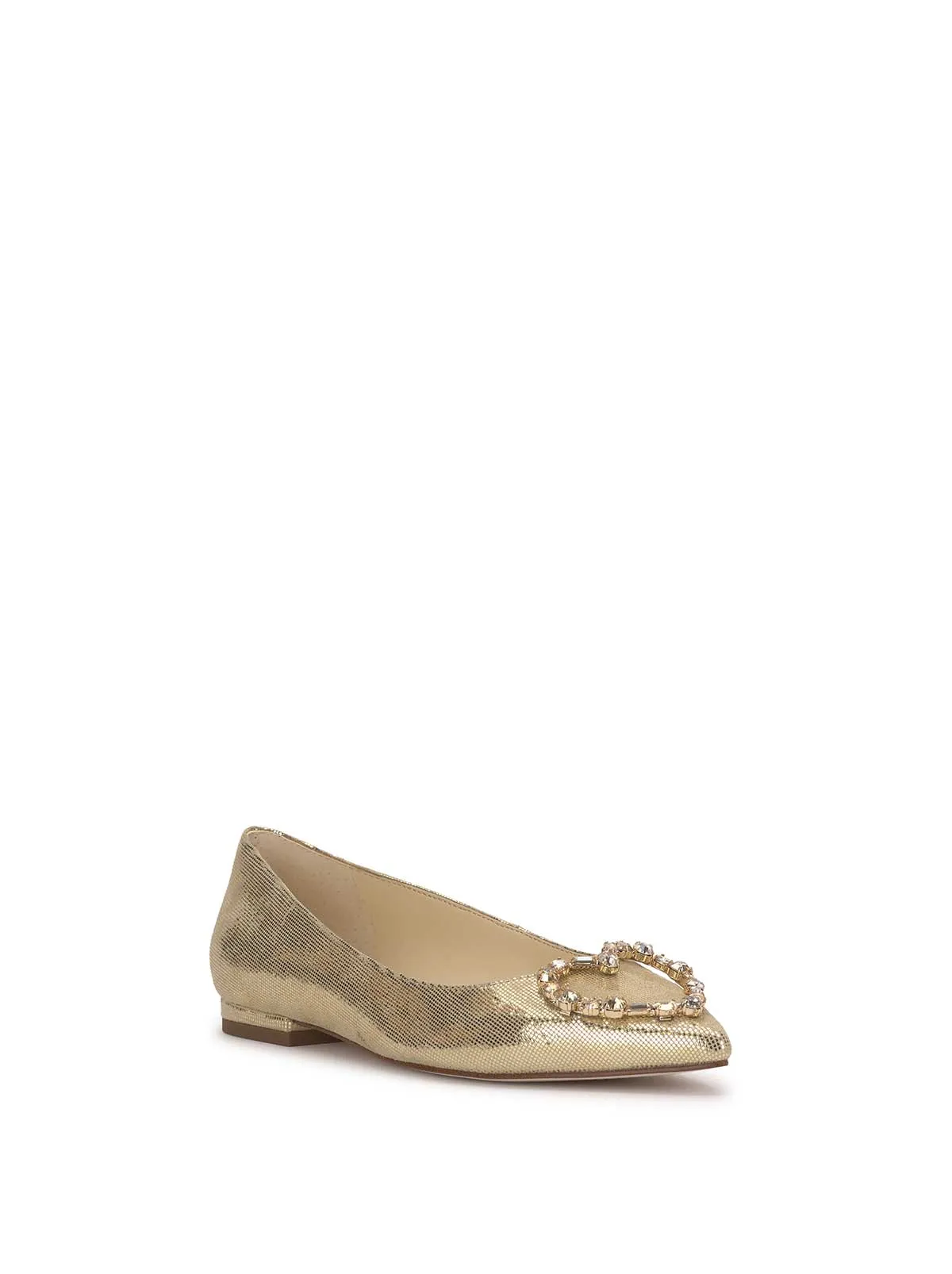 Elika Ballet Flat in Gold sold by Jessica Simpson product image thumbnail 4