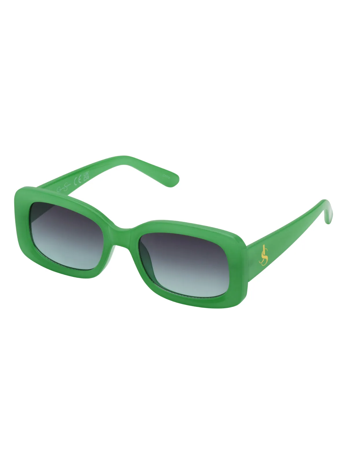 Retro Sunglasses in Green sold by Jessica Simpson