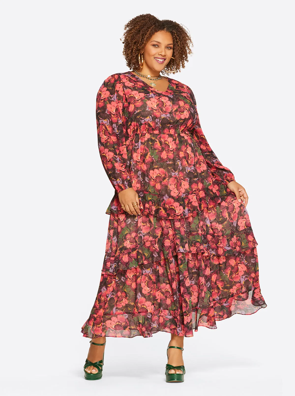 Tabatha Dress in Posy Symphony sold by Jessica Simpson product image thumbnail 4